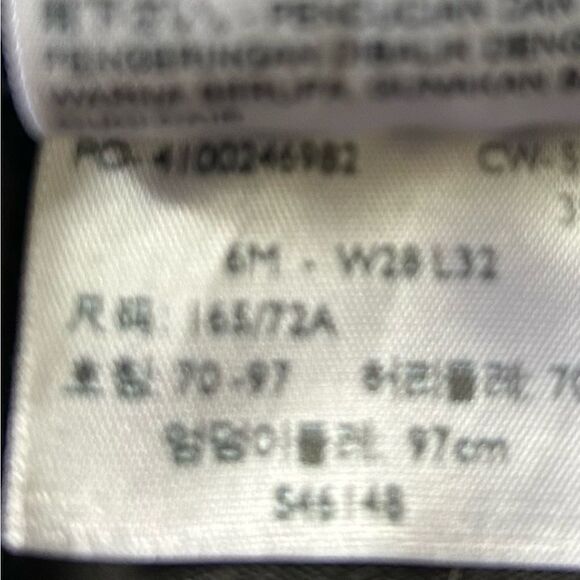 Levi’s Black Denim Mid Rise Skinny Jeans W28 L32 - Picture 7 of 11